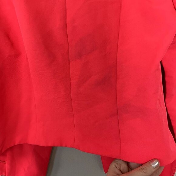 Charlotte Russe bright neon pink blazer business casual style women size L - Picture 6 of 6